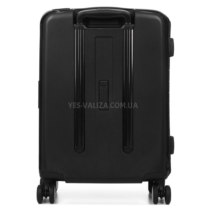 Чемодан малый S полипропилен чёрный 55х37х20см/33л/3.12кг/Airtex 229, фото 3