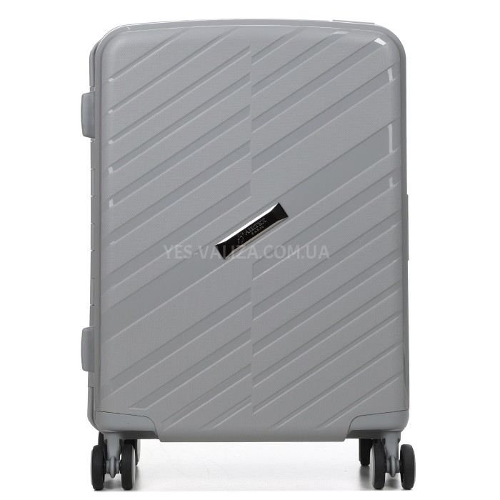 Чемодан малый S полипропилен серый 55х37х20см/33л/3.12кг/Airtex 229, фото 2