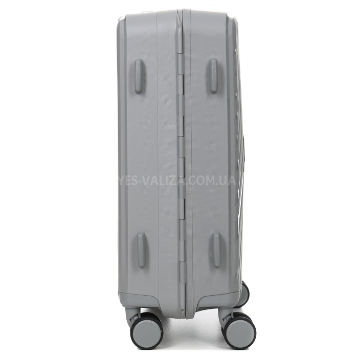 Чемодан малый S полипропилен серый 55х37х20см/33л/3.12кг/Airtex 229, фото 5