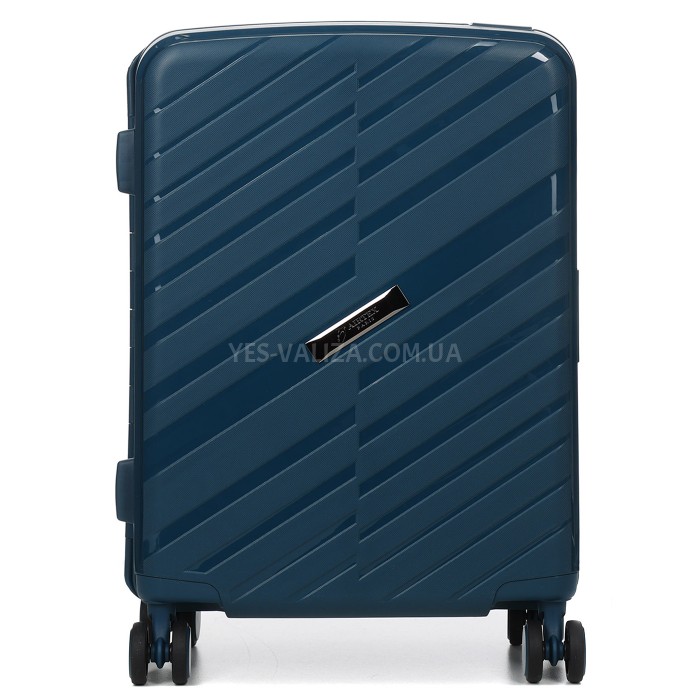 Чемодан малый S полипропилен синий 55х37х20см/33л/3.12кг/Airtex 229, фото 2