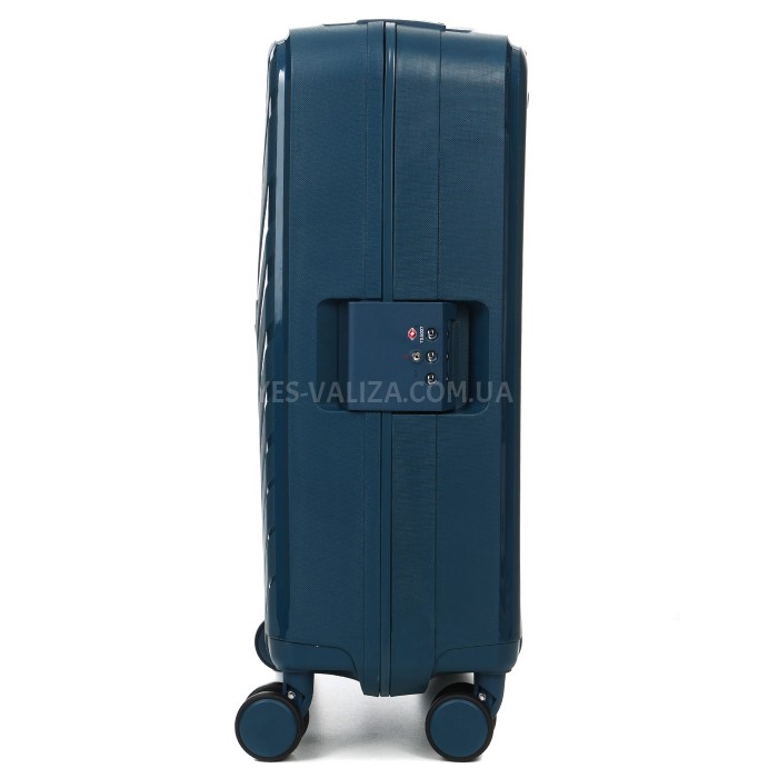 Чемодан малый S полипропилен синий 55х37х20см/33л/3.12кг/Airtex 229, фото 4