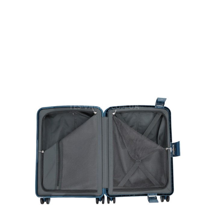 Чемодан малый S полипропилен синий 55х37х20см/33л/3.12кг/Airtex 229, фото 9