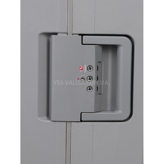 Набір валіз Франція (L M S-3шт) поліпропілен сірий/Airtex 229, фото 9