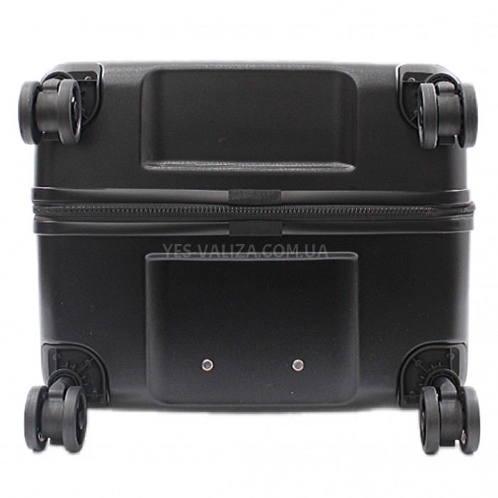 Чемодан большой L поликарбонат чёрный 80х48х39/128л/5.2кг/Airtex 231, фото 7