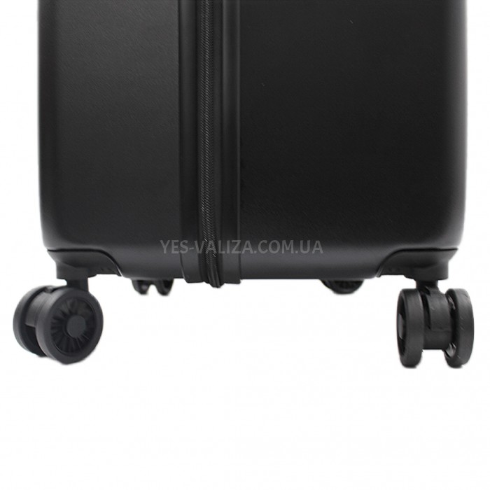 Чемодан большой L поликарбонат чёрный 80х48х39/128л/5.2кг/Airtex 231, фото 10