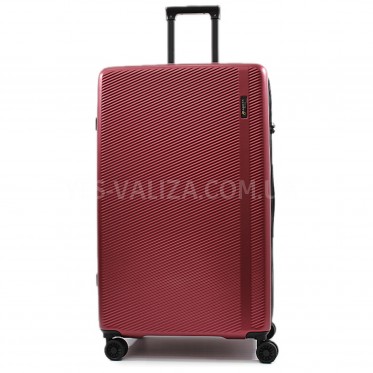 Чемодан большой L поликарбонат красны 80х48х39/128л/5.2кг/Airtex 231