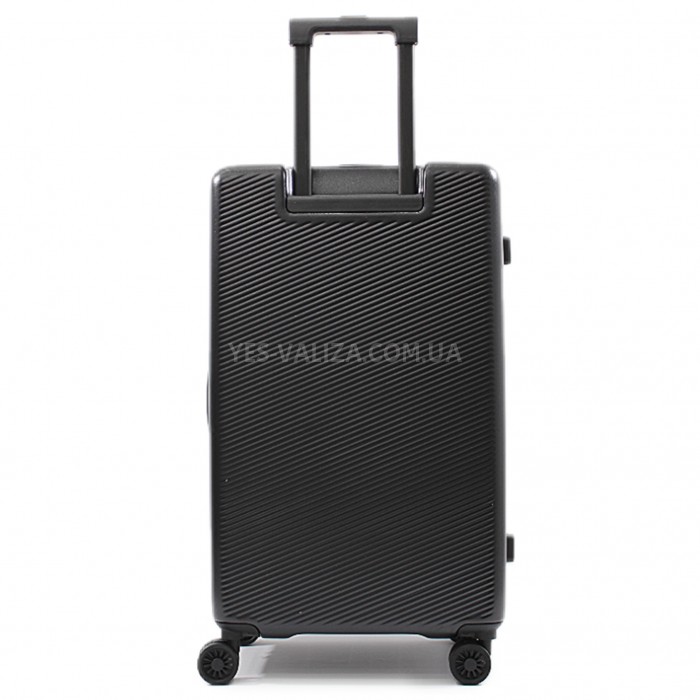 Чемодан средний M поликарбонат чёрный 70х41х32/74л/4.1кг/Airtex 231, фото 2