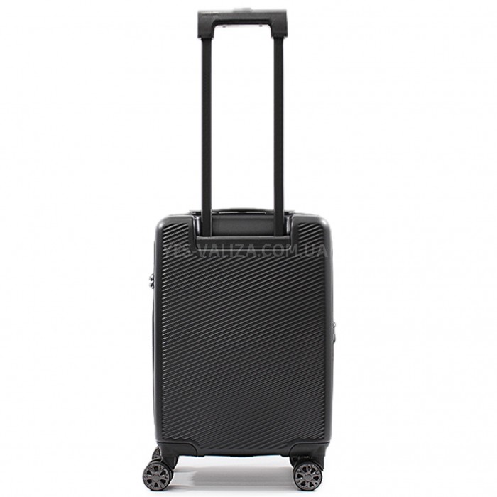 Валіза мала S полікарбонат чорна 55х35х20+5/43л/2.85кг/Airtex 231, фото 5