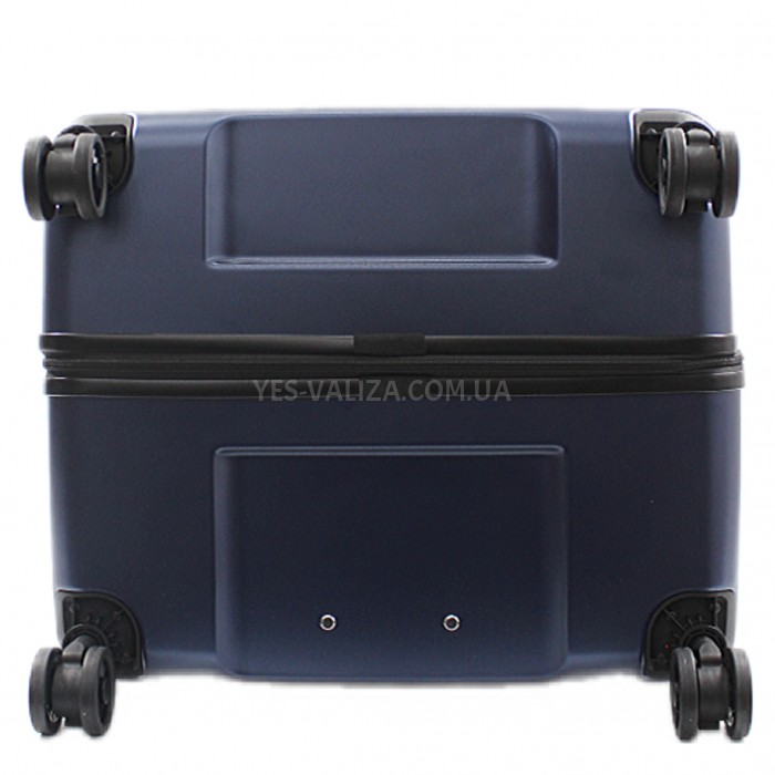 Валіза мала S полікарбонат синя 55х35х20+5/43л/2.85кг/Airtex 231, фото 7