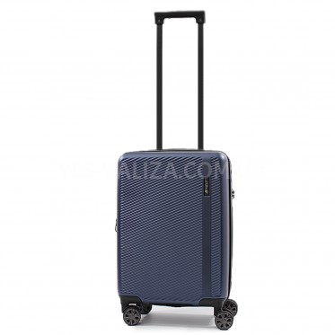 Валіза мала S полікарбонат синя 55х35х20+5/43л/2.85кг/Airtex 231