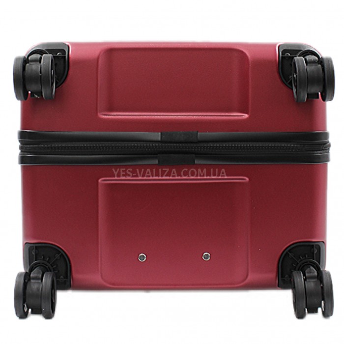 Чемодан малый S поликарбонат красны 55х35х20+5/43л/2.85кг/Airtex 231, фото 7