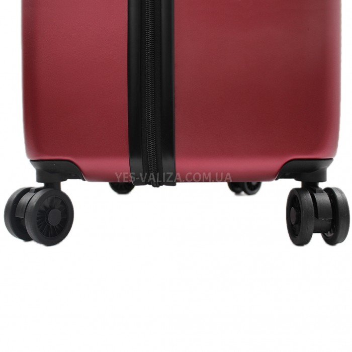 Чемодан малый S поликарбонат красны 55х35х20+5/43л/2.85кг/Airtex 231, фото 8