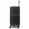 Набор чемоданов Франция (L M S-3шт) поликарбонат чёрный/Airtex 231, фото 12