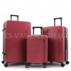Набір валіз Франція (L M S-3шт) полікарбонат червони/Airtex 231, фото 11
