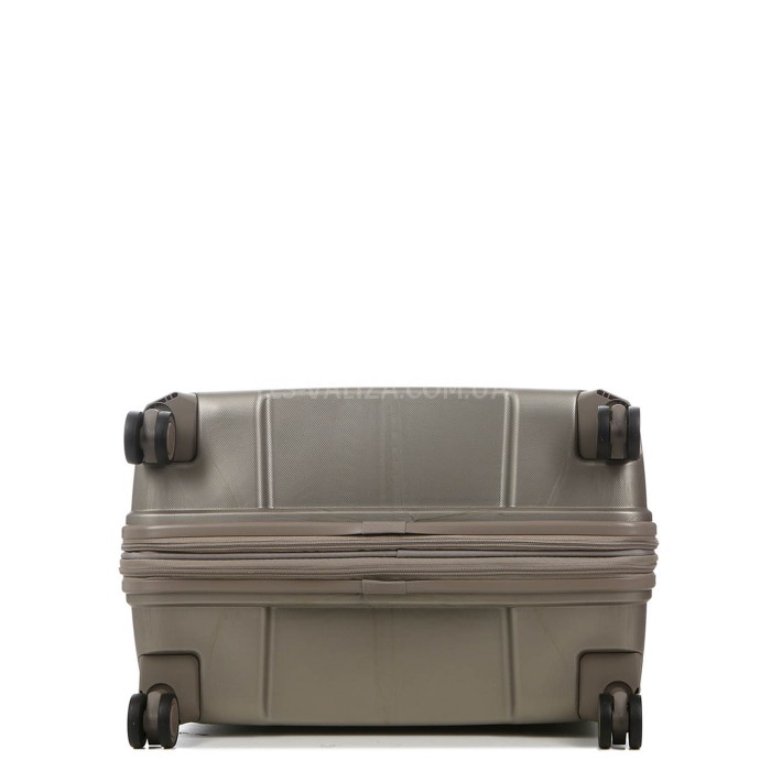 Набор чемоданов Франция (L M S-3шт) полипропилен шампань/Airtex 249, фото 4