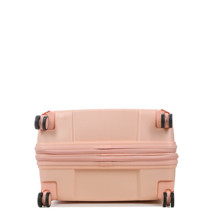 Набір валіз Франція (L M S-3шт) поліпропілен рожевий/Airtex 249, фото 4