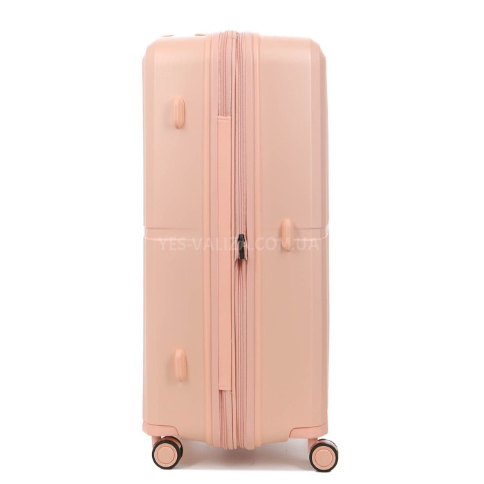 Набір валіз Франція (L M S-3шт) поліпропілен рожевий/Airtex 249, фото 6