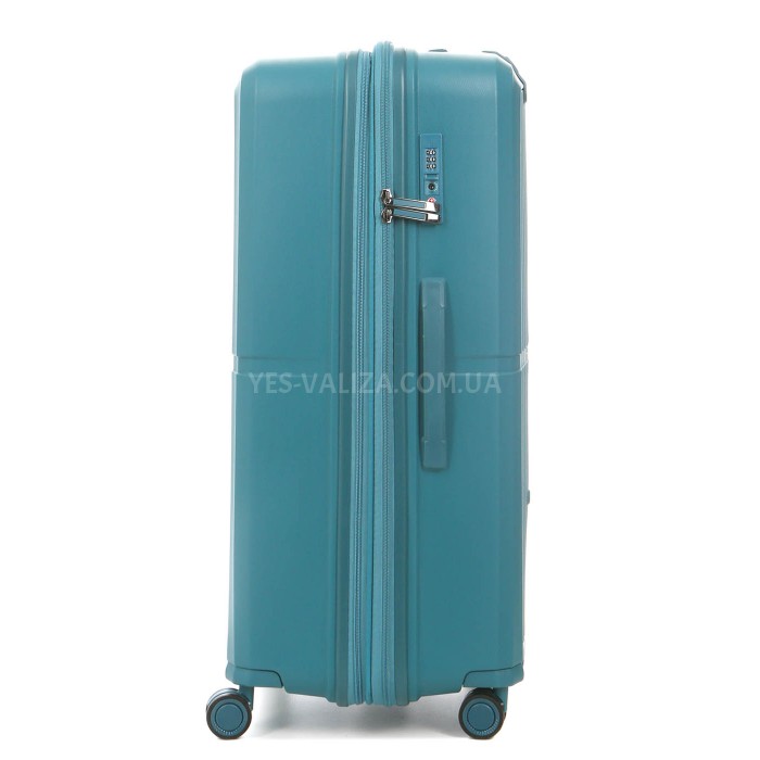 Набір валіз Франція (L M S-3шт) поліпропілен зелений/Airtex 249, фото 2