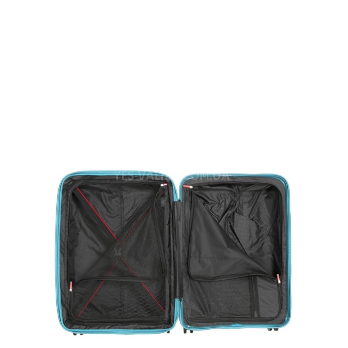 Набор чемоданов Франция (L M S-3шт) полипропилен зелёный/Airtex 249, фото 7