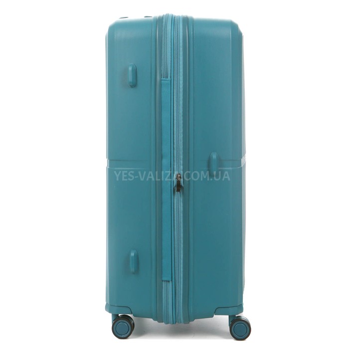 Валіза велика L поліпропілен зелений 76x52x32+5/125л/4.4кг/Airtex 249, фото 4