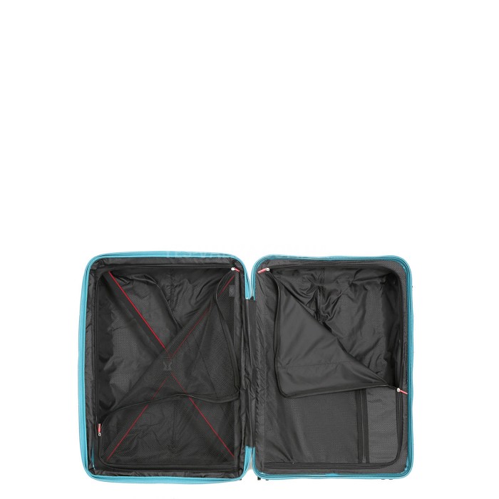 Валіза велика L поліпропілен зелений 76x52x32+5/125л/4.4кг/Airtex 249, фото 7