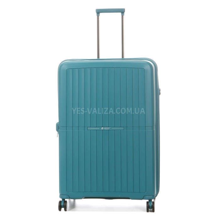 Валіза велика L поліпропілен зелений 76x52x32+5/125л/4.4кг/Airtex 249, фото 2