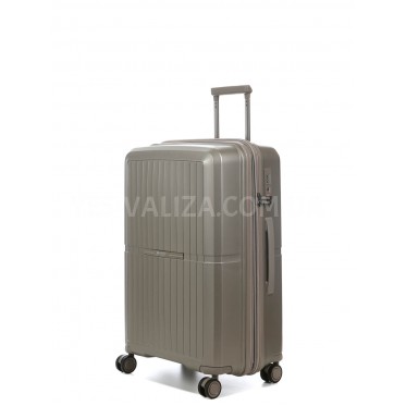 Чемодан средний M полипропилен шампань 66х48х25+5/83л/3.4кг/Airtex 249