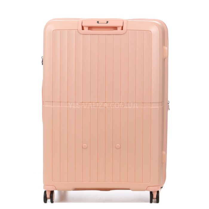 Валіза середня M поліпропілен рожевий 66х48х25+5/83л/3.4кг/Airtex 249, фото 3