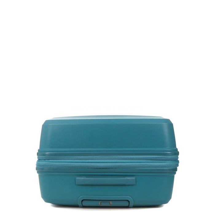 Чемодан средний M полипропилен зелёный 66х48х25+5/83л/3.4кг/Airtex 249, фото 7