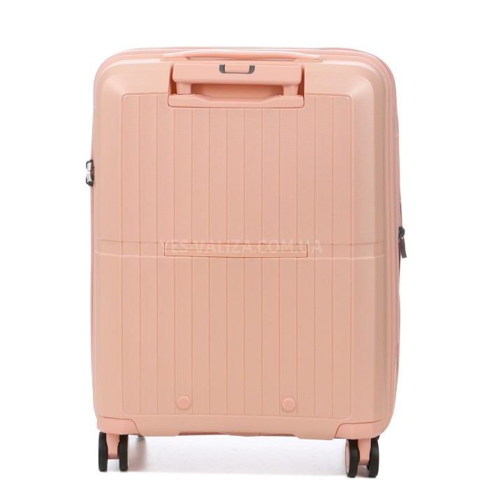 Валіза мала S поліпропілен рожев 55x40x23(+5)см/49л/2.8кг/Airtex 249, фото 5