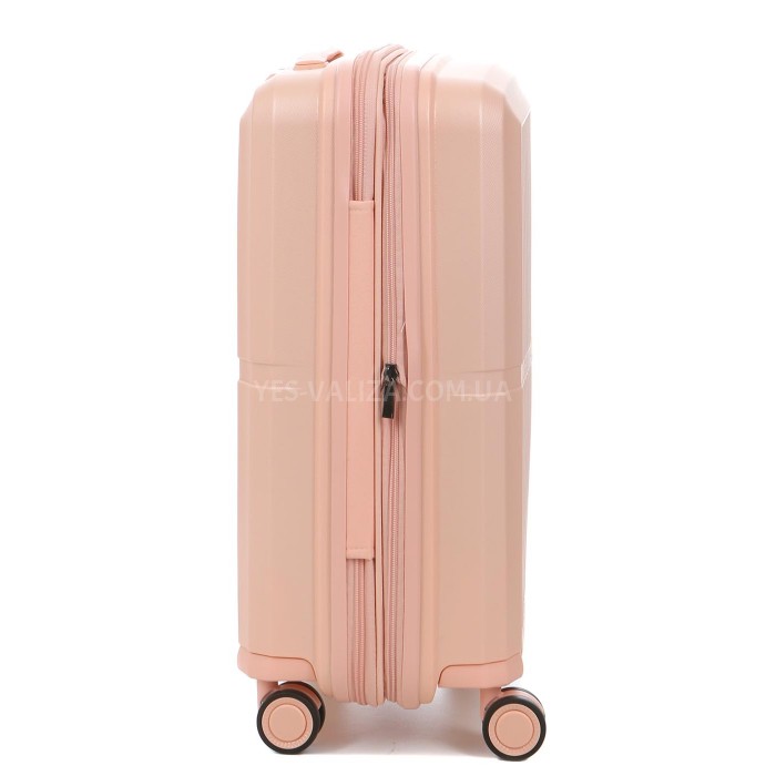 Чемодан малый S полипропилен розовый 55x40x23(+5)см/49л/2.8кг/Airtex 249, фото 6