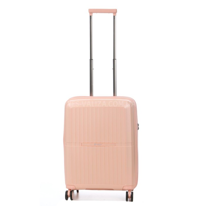 Валіза мала S поліпропілен рожев 55x40x23(+5)см/49л/2.8кг/Airtex 249, фото 2