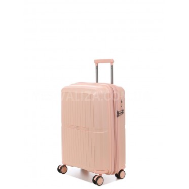 Валіза мала S поліпропілен рожев 55x40x23(+5)см/49л/2.8кг/Airtex 249