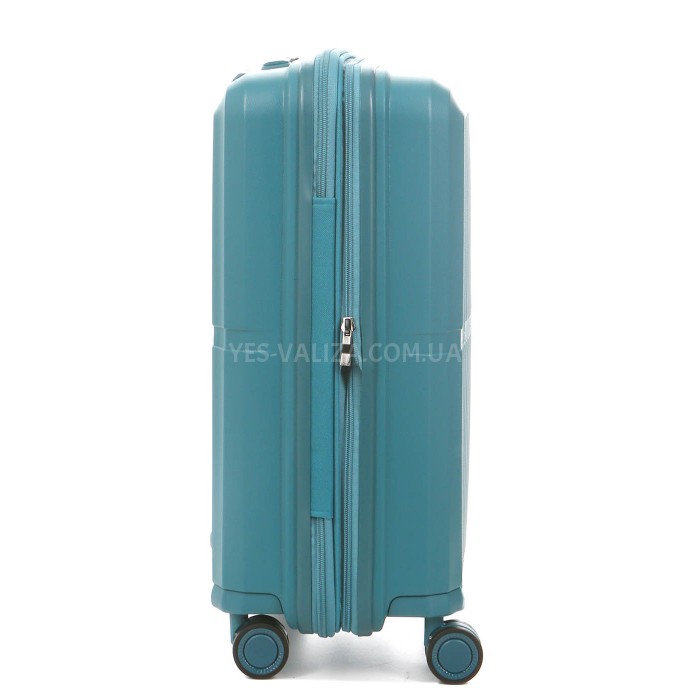 Валіза мала S поліпропілен зелений 55x40x23(+5)см/49л/2.8кг/Airtex 249, фото 7