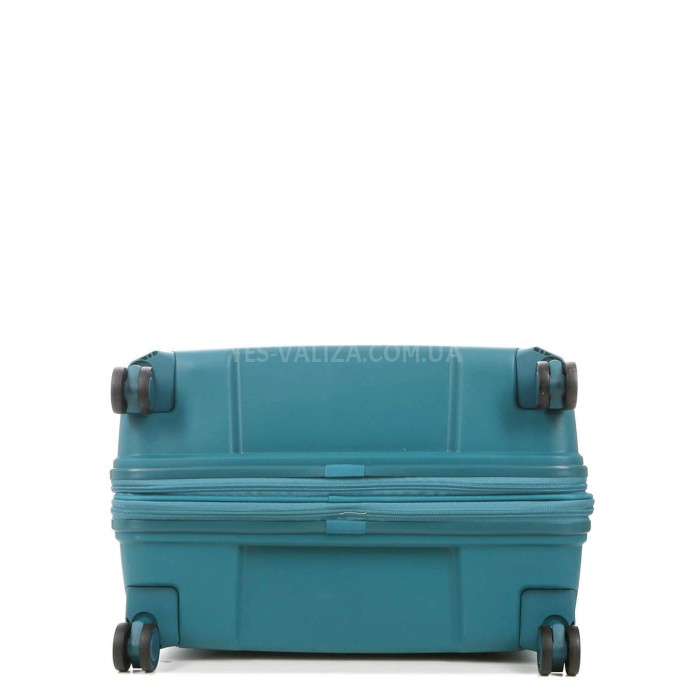 Чемодан малый S полипропилен зелёный 55x40x23(+5)см/49л/2.8кг/Airtex 249, фото 8
