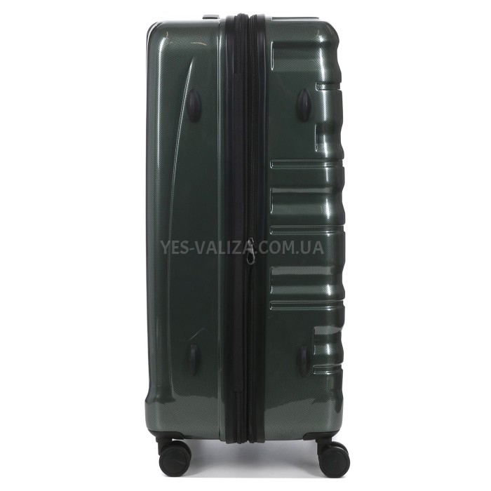 Чемодан Airtex большой L поликарбонат зелёны 76х50х29(+5)см/117л/4.6кг, фото 6