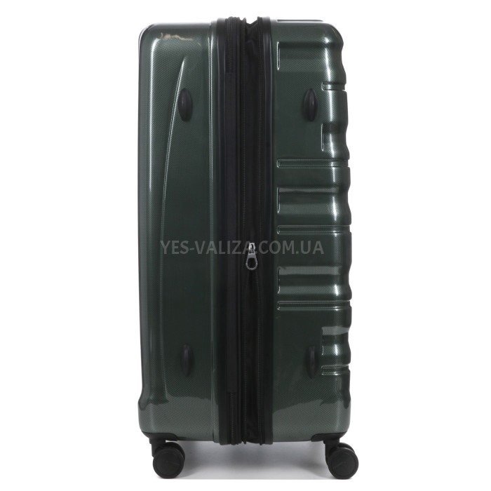 Чемодан Airtex большой L поликарбонат зелёны 76х50х29(+5)см/117л/4.6кг, фото 5