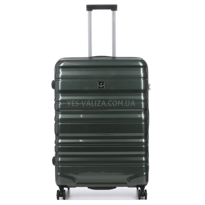 Чемодан Airtex большой L поликарбонат зелёны 76х50х29(+5)см/117л/4.6кг, фото 4