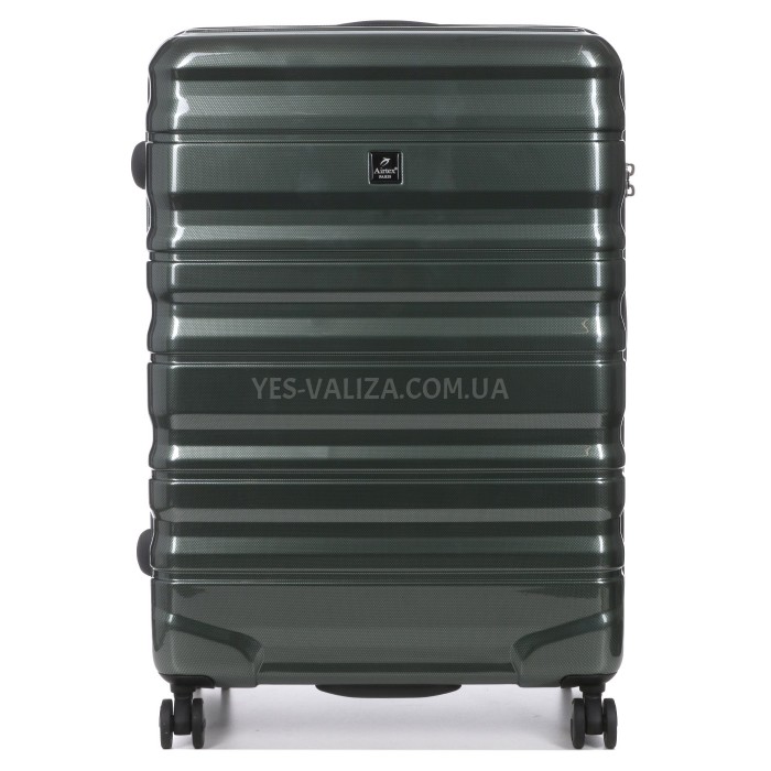 Валіза Airtex велика L полікарбонат зелен 76х50х29(+5)см/117л/4.6кг, фото 2