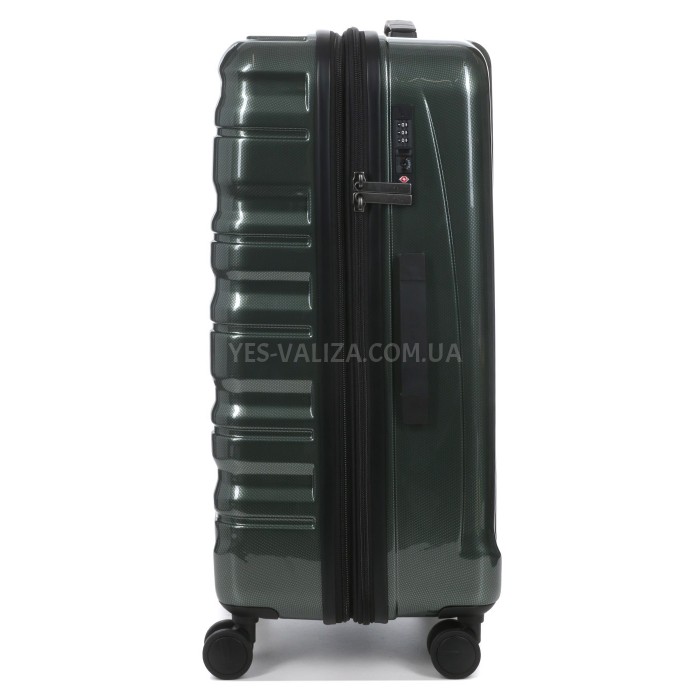 Валіза Airtex середня M полікарбонат зелен 66х43х25(+5)см/76л/3.5кг, фото 5