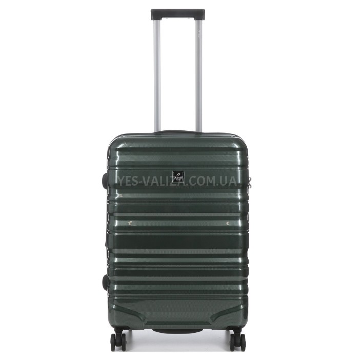 Чемодан Airtex средний M поликарбонат зелёны 66х43х25(+5)см/76л/3.5кг, фото 9