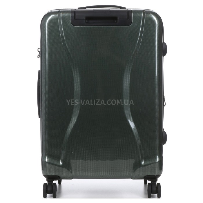 Валіза Airtex середня M полікарбонат зелен 66х43х25(+5)см/76л/3.5кг, фото 3
