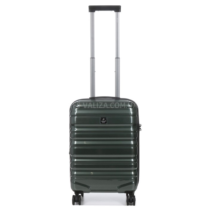 Чемодан Airtex ручная кладь S поликарбонат зелёны 55х36х20см/35л/2.4кг, фото 2