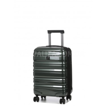 Чемодан Airtex ручная кладь S поликарбонат зелёны 55х36х20см/35л/2.4кг