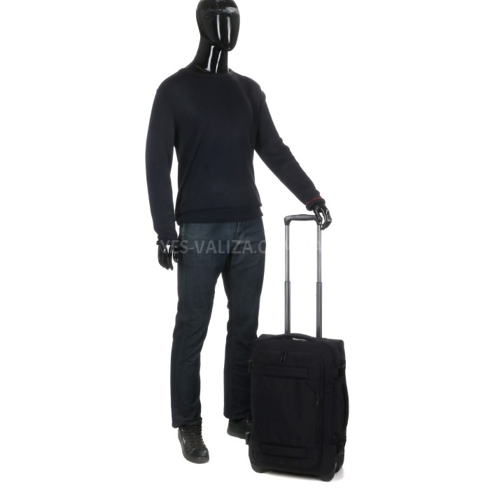 Сумка на колёсах малая S чёрная 55x35x20см/35л/2.6кг/Airtex 838-55, фото 12