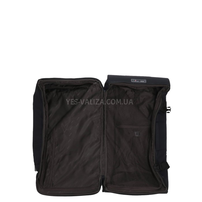 Сумка на колесах середня L чорна 80х42х39см/123л/3.3кг/Airtex 838-78, фото 2