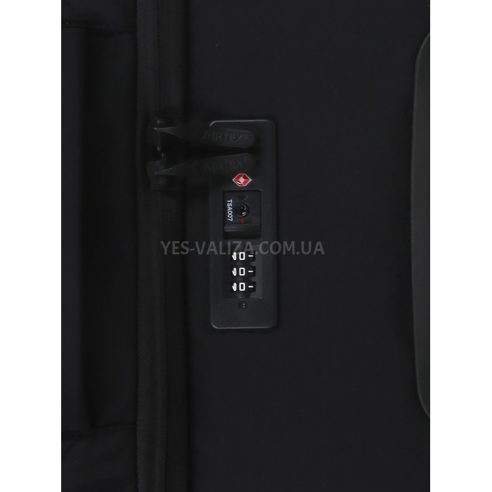Сумка на колесах середня L чорна 80х42х39см/123л/3.3кг/Airtex 838-78, фото 4