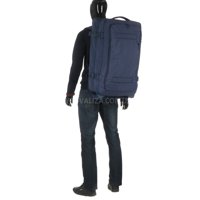 Сумка на колёсах средняя L синяя 80х42х39см/123л/3.3кг/Airtex 838-78, фото 13