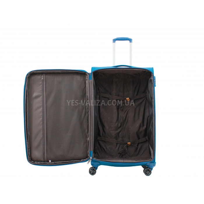 Валіза велика L тканина синя 80х45.5х30+5см/96л/3.9кг/ 835 Airtex, фото 8