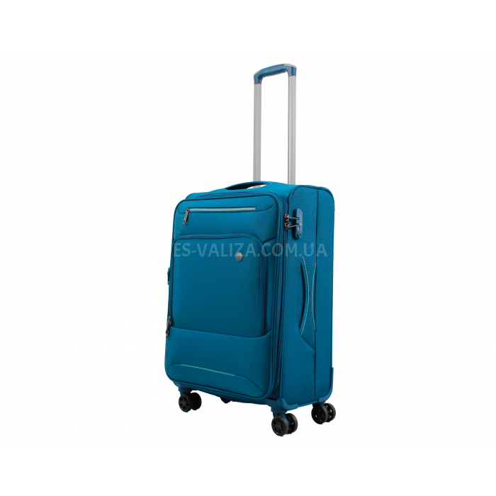 Валіза середня M тканина синя 68х43х27(+5)см/68л/3.4кг/ 835 Airtex, фото 1
